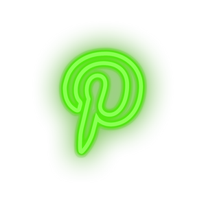 pinterest social network brand logo Neon led factory