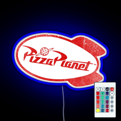 Pizza Planet RGB neon sign remote
