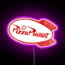 Load image into Gallery viewer, Pizza Planet RGB neon sign  pink