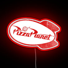 Load image into Gallery viewer, Pizza Planet RGB neon sign red