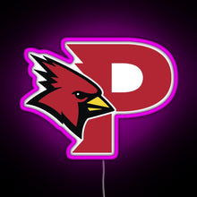 Load image into Gallery viewer, Plattsburgh cardinals RGB neon sign  pink