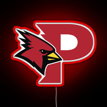 Load image into Gallery viewer, Plattsburgh cardinals RGB neon sign red