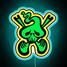 Load image into Gallery viewer, Poison Jam Jet Set Radio RGB neon sign lightblue 