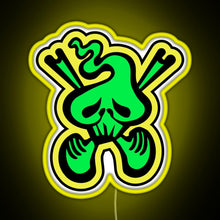 Load image into Gallery viewer, Poison Jam Jet Set Radio RGB neon sign yellow