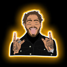 Load image into Gallery viewer, post malone neon sign