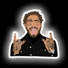 Load image into Gallery viewer, Post Malone wall sign