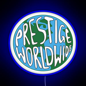 Prestige Wordwide RGB neon sign blue