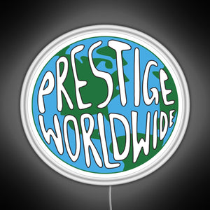 Prestige Wordwide RGB neon sign white 