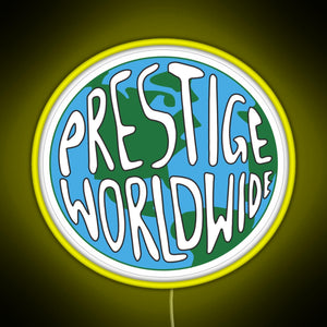 Prestige Wordwide RGB neon sign yellow
