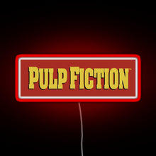 Load image into Gallery viewer, Pulp Fiction Logo RGB neon sign red