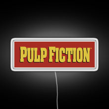 Load image into Gallery viewer, Pulp Fiction Logo RGB neon sign white 