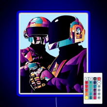 Load image into Gallery viewer, purple helmet good RGB neon sign remote