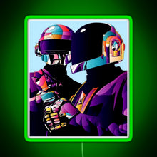 Load image into Gallery viewer, purple helmet good RGB neon sign green