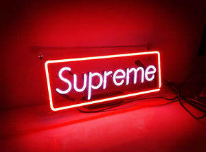 supreme neon led sign