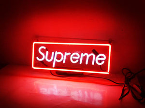 cheap neon supreme hypebeast sign