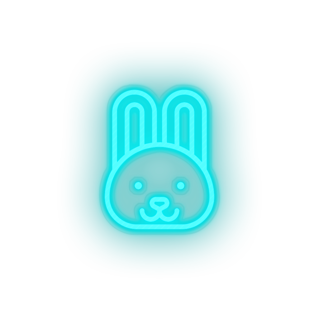 Rabbit Neon Sign - Animals Led Neon Decor