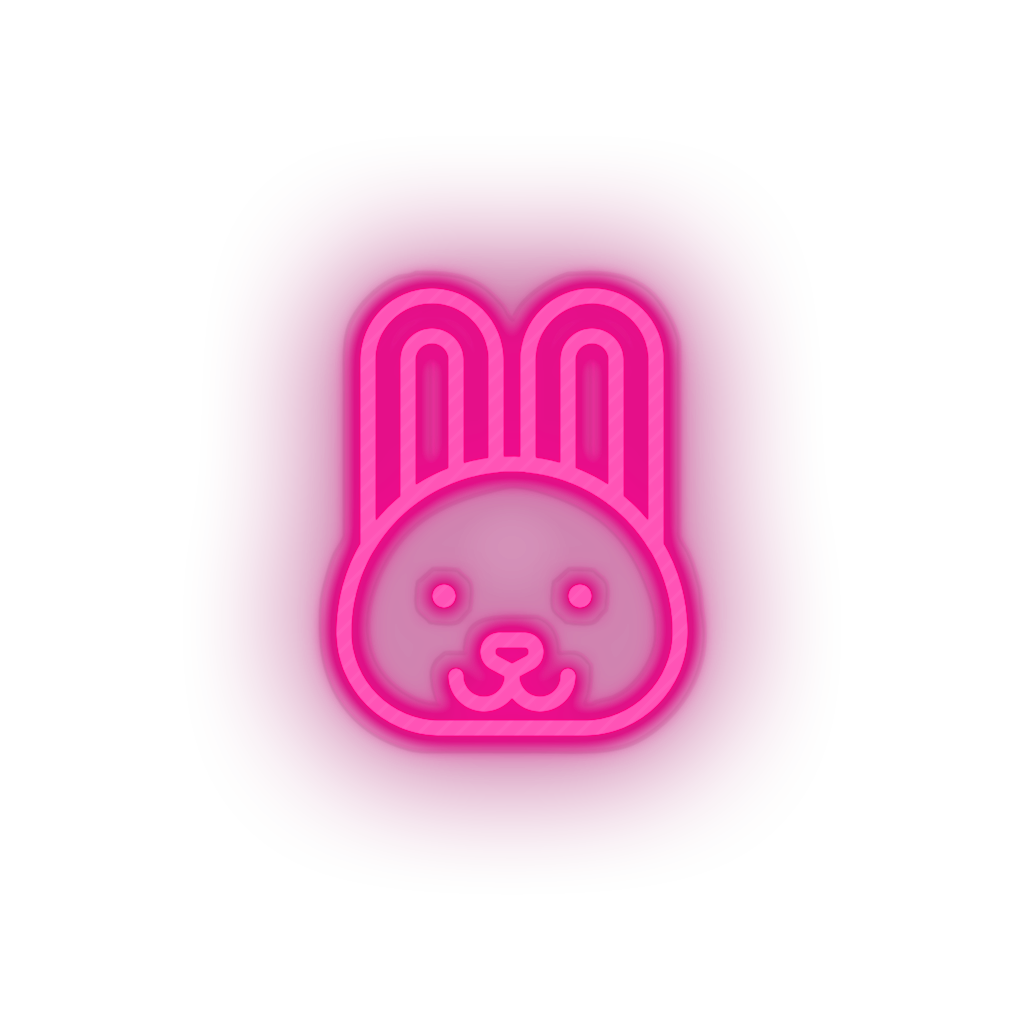 Rabbit Neon Sign - Animals Led Neon Decor