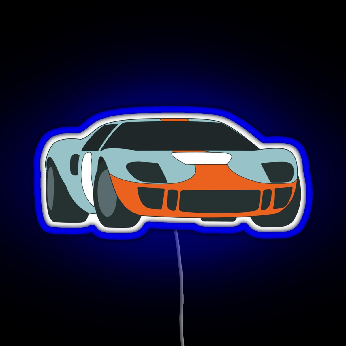 Neon Remote Control Car Sign Racecar RGB neon sign