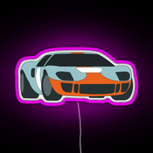 Load image into Gallery viewer, Racecar RGB neon sign  pink