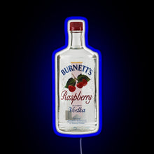 Load image into Gallery viewer, raspberry vodka RGB neon sign blue
