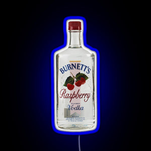 raspberry vodka RGB neon sign blue