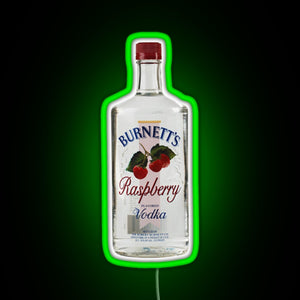 raspberry vodka RGB neon sign green