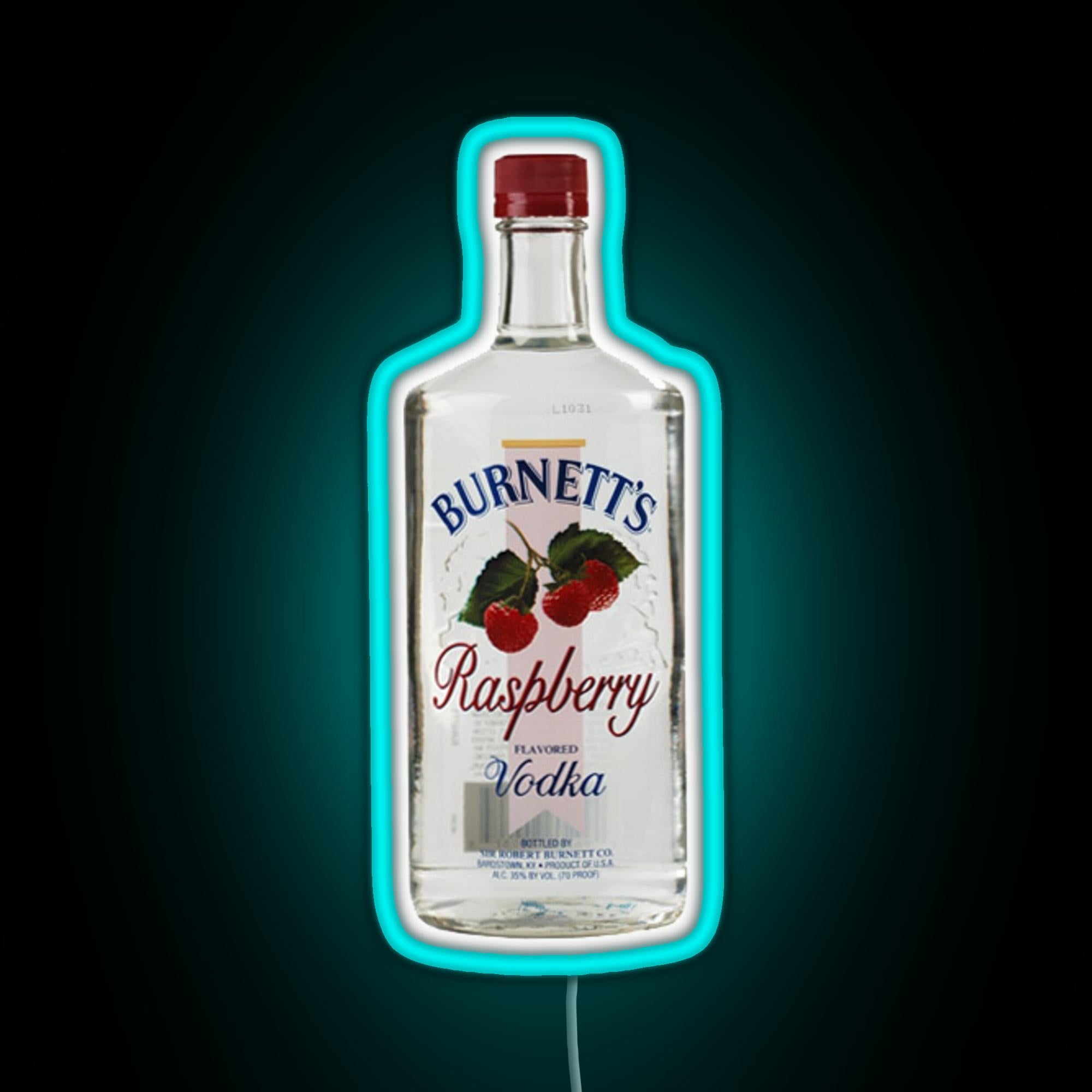 raspberry vodka RGB neon sign