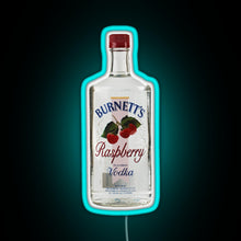 Load image into Gallery viewer, raspberry vodka RGB neon sign lightblue 