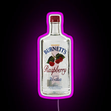 Load image into Gallery viewer, raspberry vodka RGB neon sign  pink