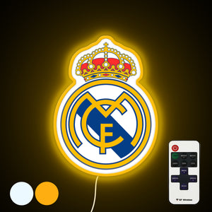 Real Madrid Badge Neon Sign