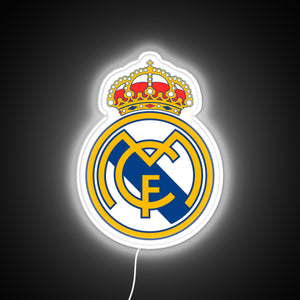 Real Madrid Badge Neon Sign - Club Badge Neon Sign with LED lights