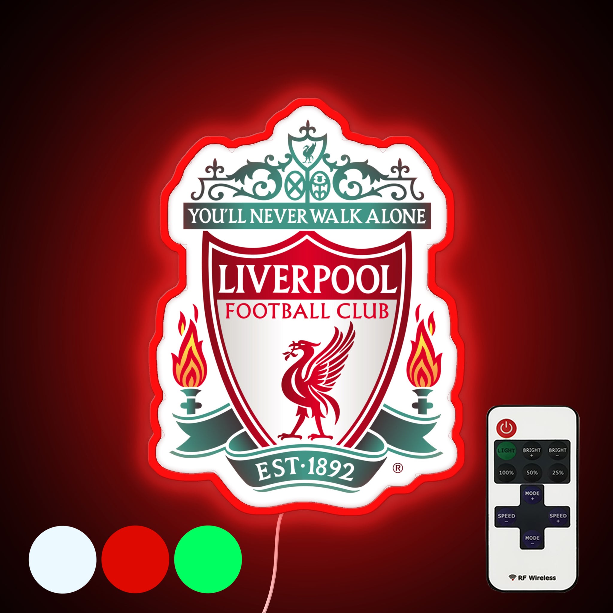 Liverpool Led Find a Liverpool Badge Neon Sign