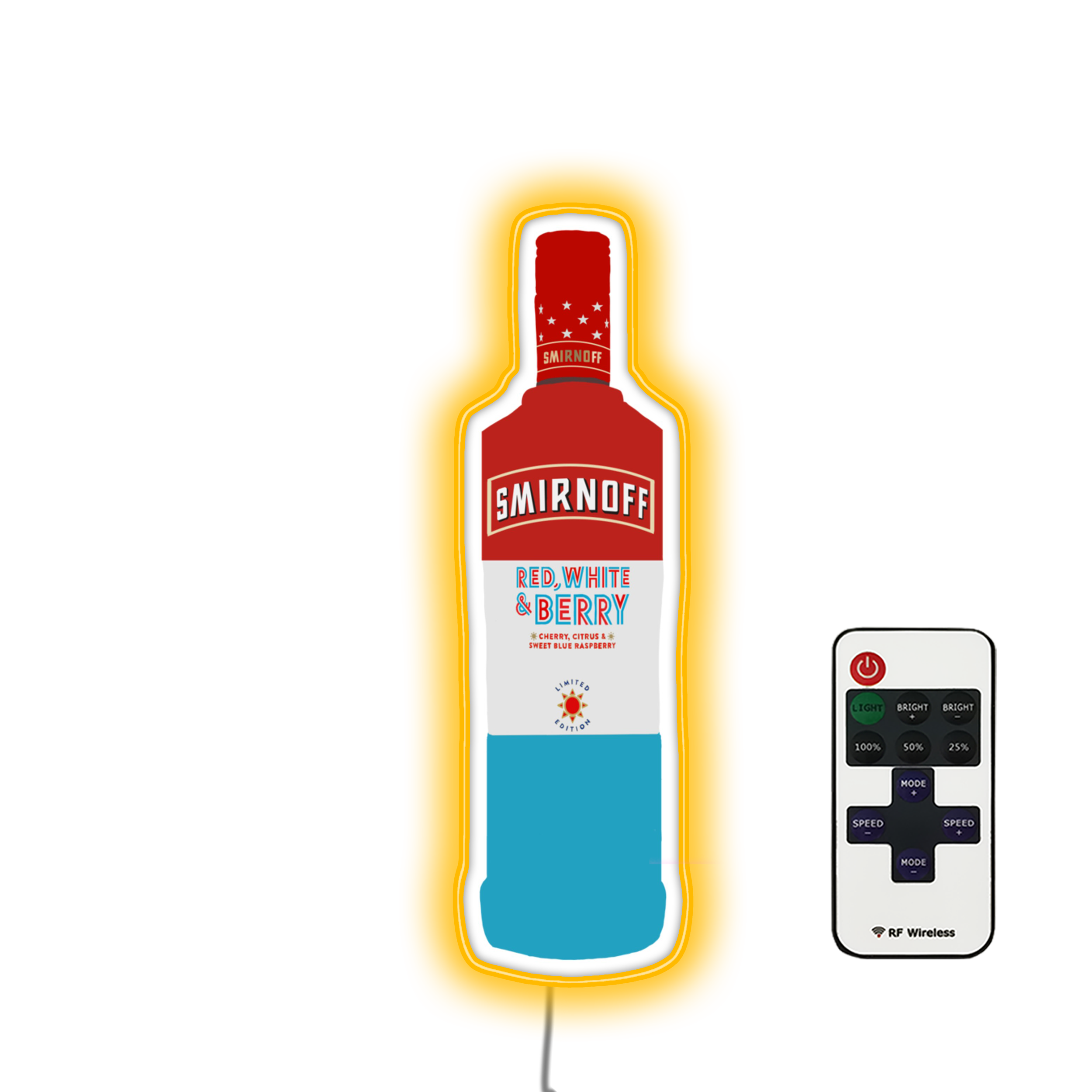 Red White And Berry Smirnoff Bar Neon Sign Made With Led – Neon