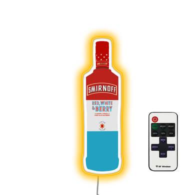 red white and berry smirnoff  Bar Neon Sign