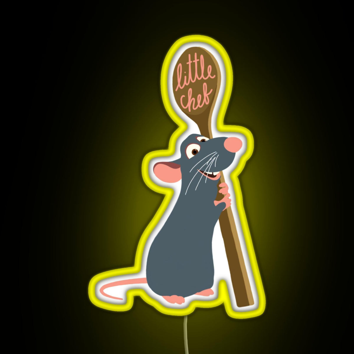 Remy the Little Chef RGB neon sign