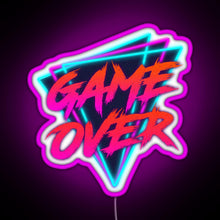 Load image into Gallery viewer, Retro Love Game Over RGB neon sign  pink