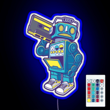Load image into Gallery viewer, Robot Kicks RGB neon sign remote