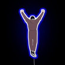 Load image into Gallery viewer, Rocky Celebration RGB neon sign blue