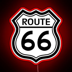 Route 66 Sign RGB neon sign red