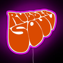 Load image into Gallery viewer, Rubber Soul RGB neon sign  pink