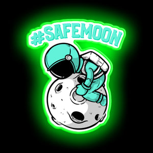 Safemoon led sign