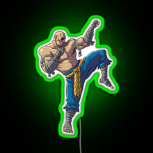 Load image into Gallery viewer, Sagat RGB neon sign green
