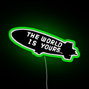 Scarface RGB neon sign green