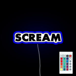 Scream RGB neon sign remote