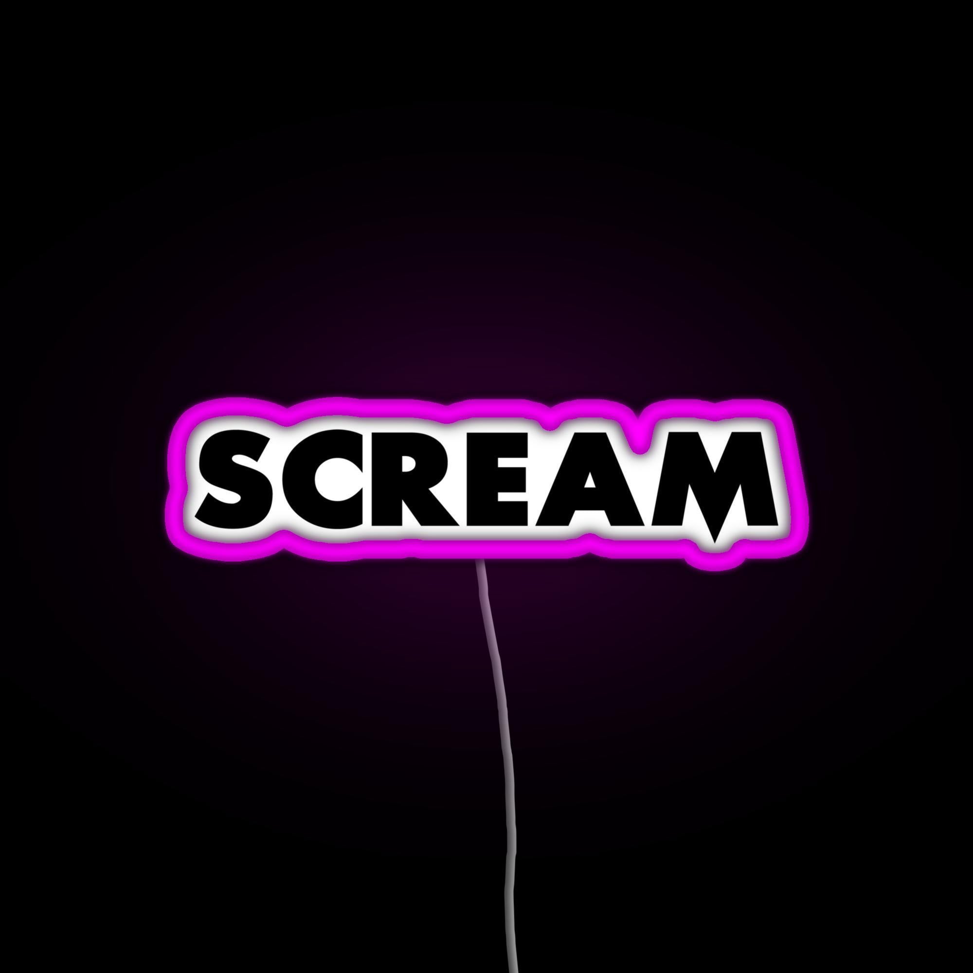 Scream Rgb Neon Sign – Neon Factory