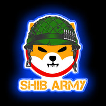 Load image into Gallery viewer, Shiba inu token to the moon - shibarmy   neon sign