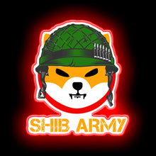 Load image into Gallery viewer, Shiba inu token to the moon - shibarmy   neon sign