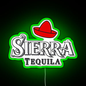 Sierra Tequila RGB neon sign green