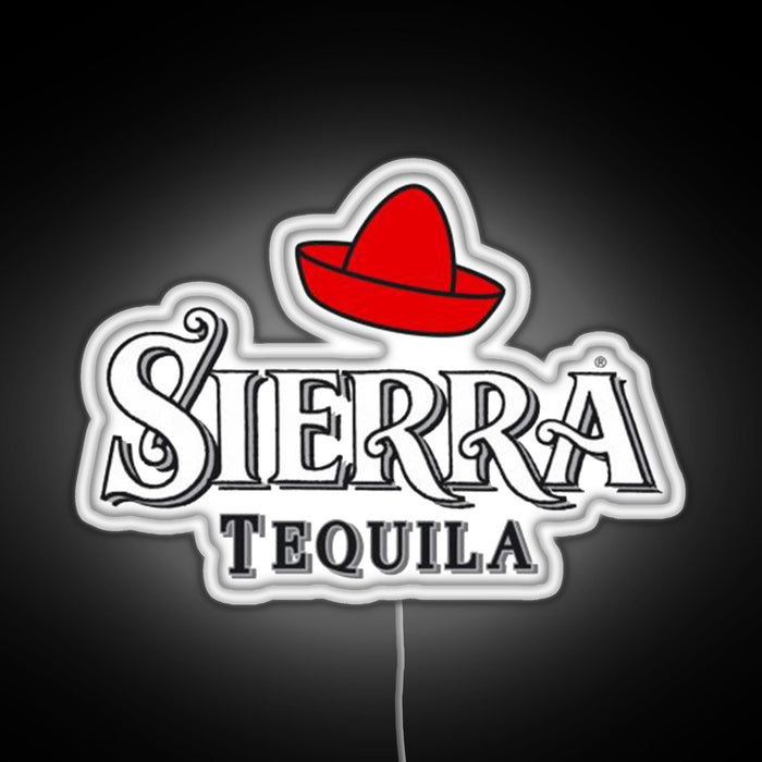 Sierra Tequila RGB neon sign white 