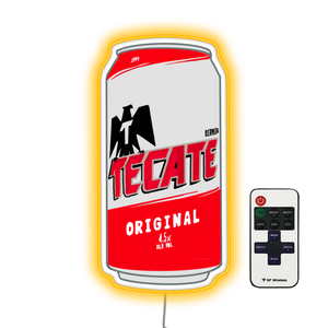 Simple Tecate beer  Bar  Bar Bar Neon Sign